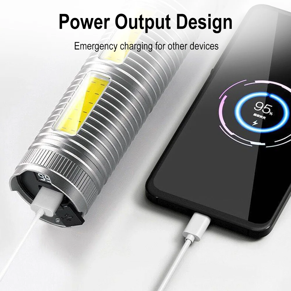 ZOOM LIGHT WITH POWER BANK Silver ( MST 46,000 mah) - Image 8